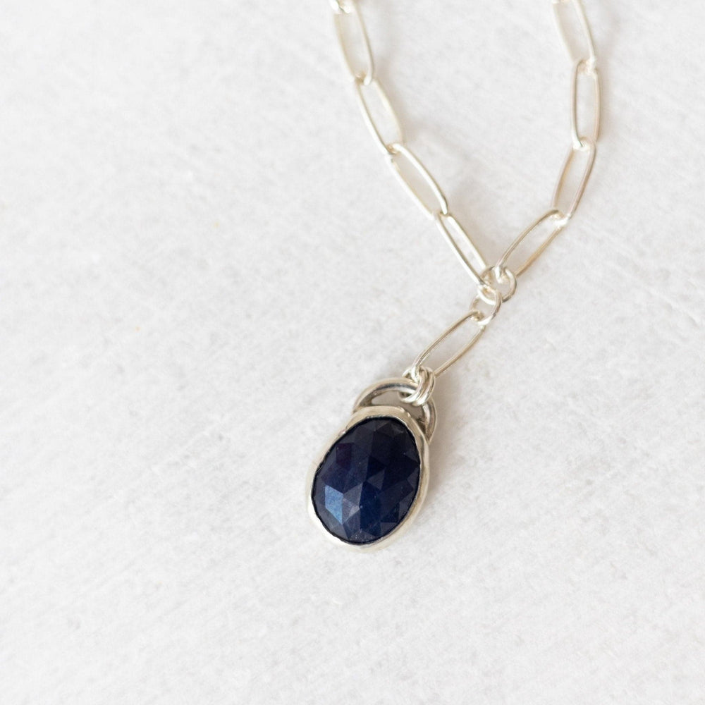 
            
                Load image into Gallery viewer, Blue sapphire nebula necklace - luxe.zen
            
        