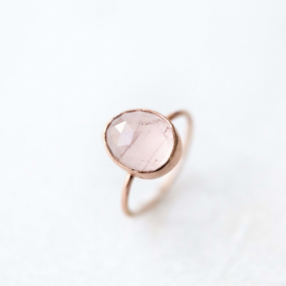 
            
                Load image into Gallery viewer, Rose quartz nebula ring - luxe.zen
            
        